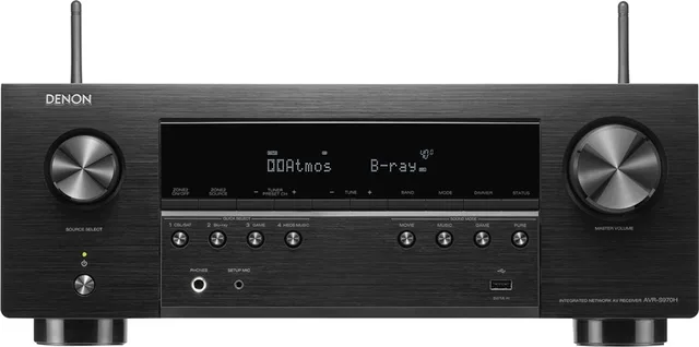 AVR-S970H | 7.2 8K AV Receiver met 8K & 4K@120hz ondersteuning en Dolby Atmos
