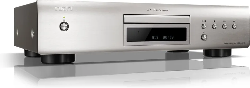 DCD-600NE CD-Speler, AL32 Processing van Denon in Zilver – productfoto