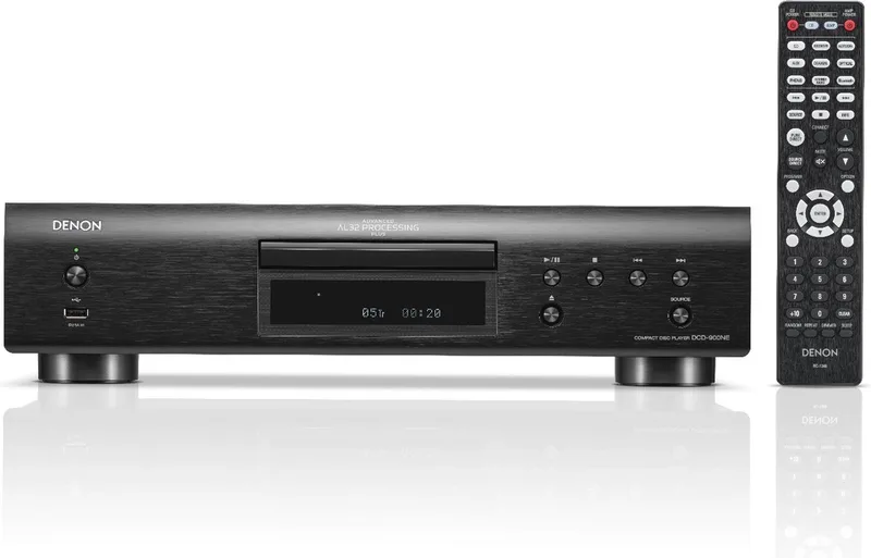 DCD-900NE - CD-Speler met Advanced AL32 Processing Plus, USB Input en Minder Vibraties van Denon in Zwart – productfoto