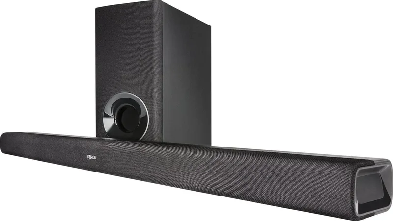 DHT-S316 - TV Soundbar met Dolby Audio, Draadloze Subwoofer, HDMI en Bluetooth van Denon in Zwart – productfoto