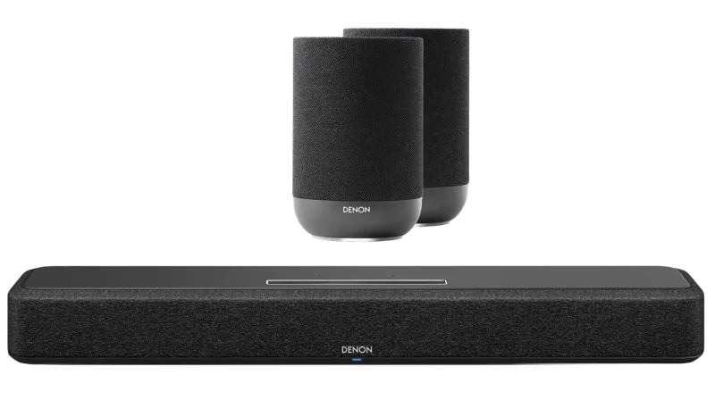 Home Soundbar 550 + Denon Home 200 Zwart (2x) by Denon – product photo