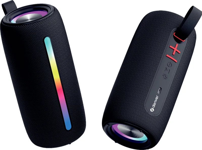 Bluetooth Speaker Draadloos - Lichteffecten - Muziek Box - AUX - TWS Pairing - BTL360 by Denver in Black – product photo 1 of 2