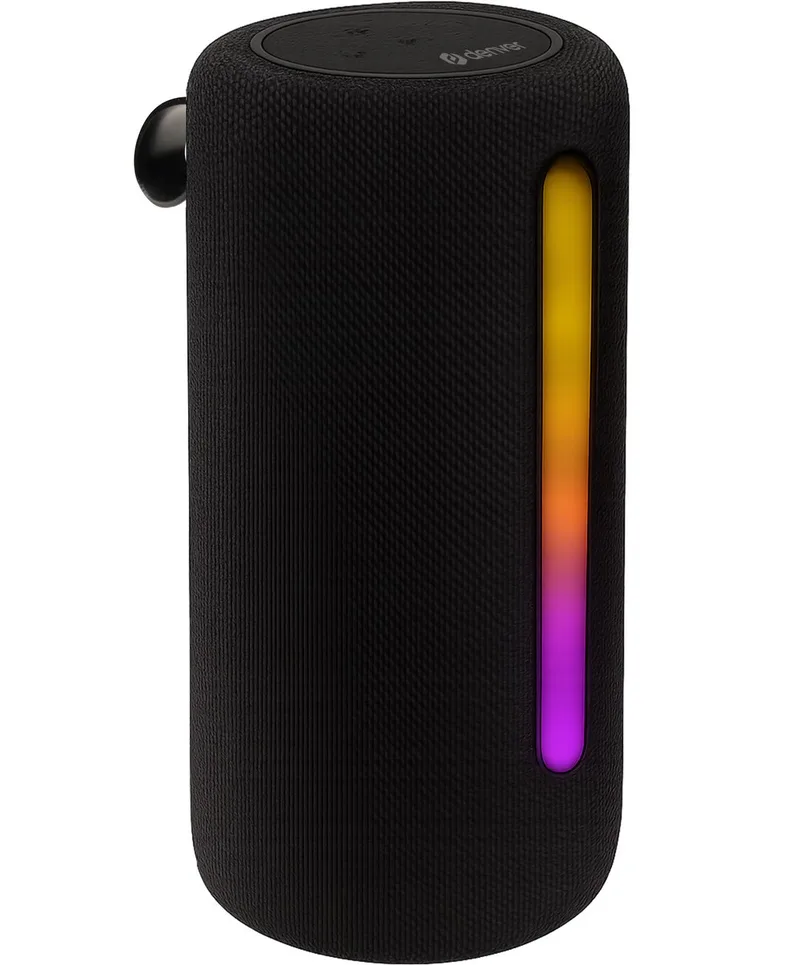 Bluetooth Speaker Draadloos - Lichteffecten - Muziek Box - TWS Pairing - BTL330 van Denver in Zwart – productfoto