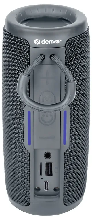 Bluetooth Speaker Draadloos - Muziek Box - AUX - BTV150 by Denver in Grey – product photo 2 of 2