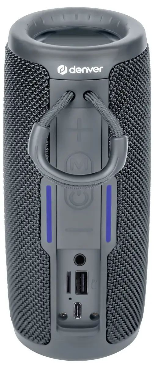 Bluetooth Speaker Draadloos - Muziek Box - AUX - BTV150 by Denver in Grey – product photo 2 of 2