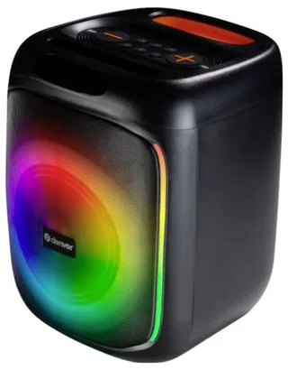Bluetooth Speaker Party Box - Discolichten - Partybox - Incl. Afstandsbediening - Microfoon Aansluiting - BPS165 van Denver in Zwart – productfoto 2 van 2