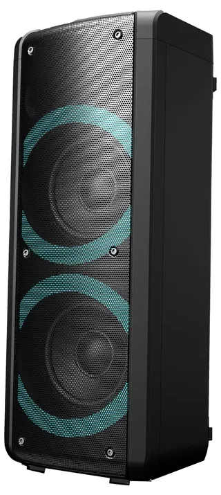 Bluetooth Speaker Party Box - Discolichten - Partybox - Incl. Microfoon - BPS352 van Denver in Zwart – productfoto 2 van 2