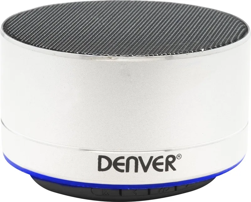 BTS-32 Wit - Draadloze Bluetooth Speaker by Denver in Silver – product photo
