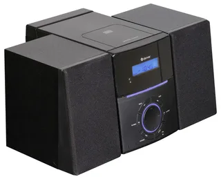 FM Radio CD Speler - Wekkerradio - 30 voorkeuzezenders - AUX - MCA240 van Denver in Zwart – productfoto 2 van 2
