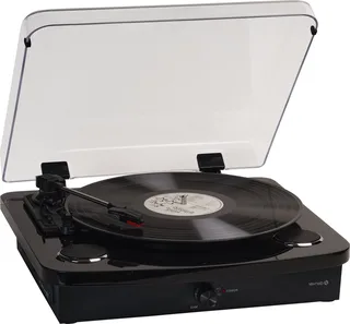 Platenspeler Dual Bluetooth - Ingebouwde Speakers - USB - Retro - VPL230B van Denver in Piano Black – productfoto 1 van 2