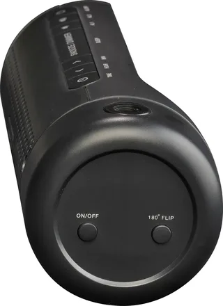 Wekkerradio met Projectie - Opladen via USB - Digitale Wekker - FM Radio - Dubbel Alarm - CPR700 - Zwart van Denver in Zwart – Blauw display – productfoto 2 van 2