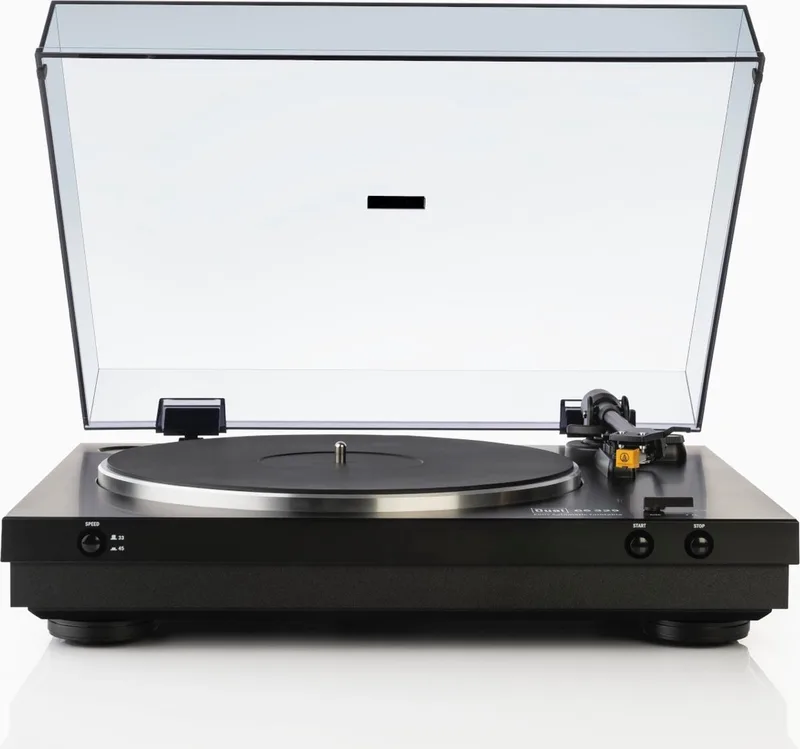 CS 329 - Automatic turntable van Dual in Zwart – productfoto