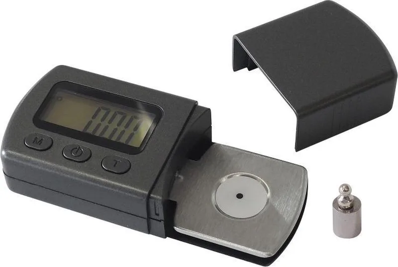 Elektronische digitale naald-drukweger 0,01 gram nauwkeurig van Dynavox in Zwart – productfoto