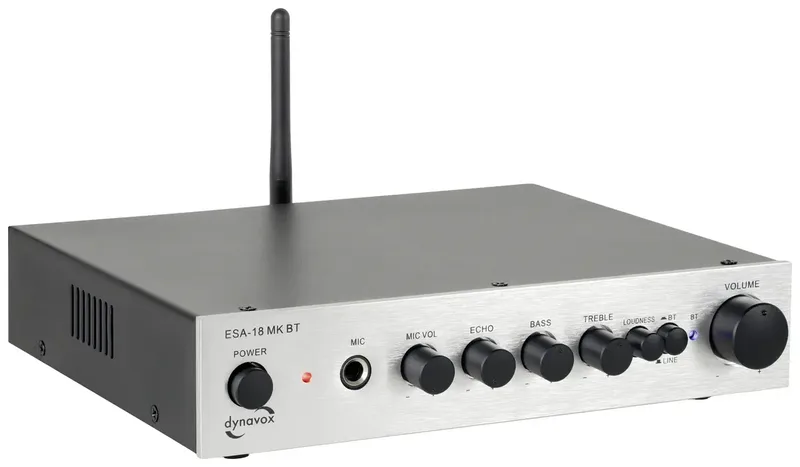 ESA-18 MK BT Stereoversterker 2 x 75 W by Dynavox in Silver – product photo 2 of 2
