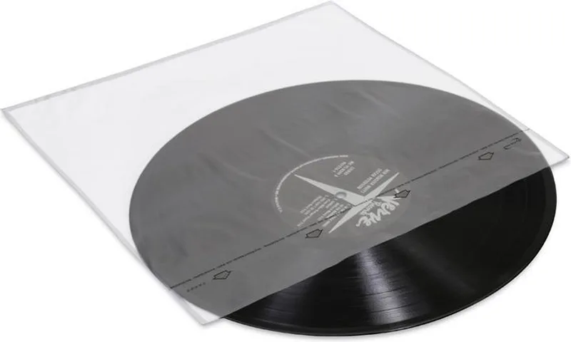 LP binnenhoezen - 50 stuks van Dynavox in Transperant – productfoto