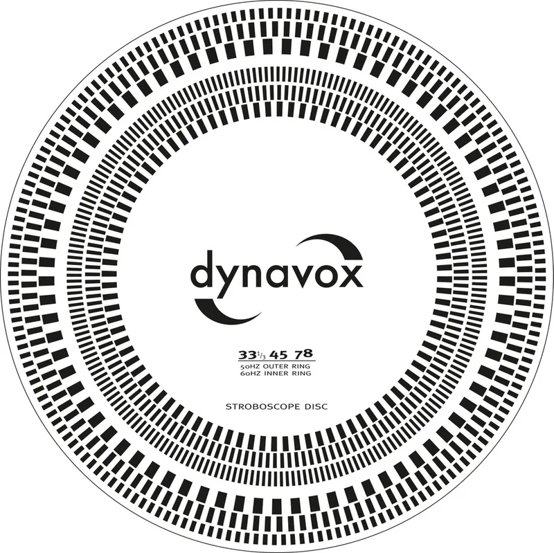Pick-up afregel sjabloon by Dynavox in Black – product photo
