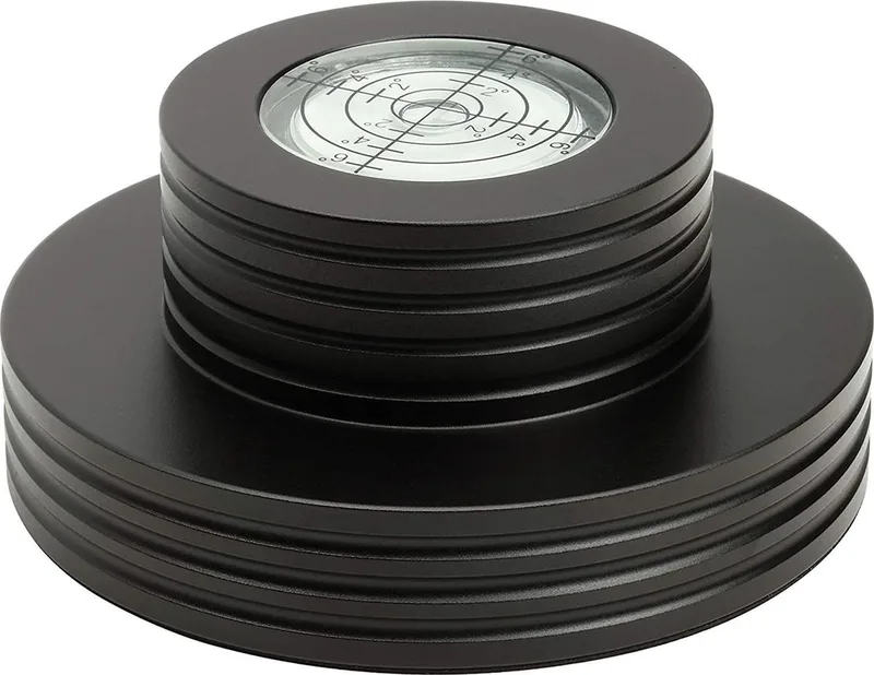 Platen STABILISATOR ingebouwde waterpas van Dynavox in Zwart – productfoto 1 van 2