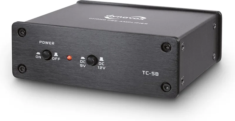 TC-5B phono voorversterker | batterij gevoed | exclusief by Dynavox in Black – product photo