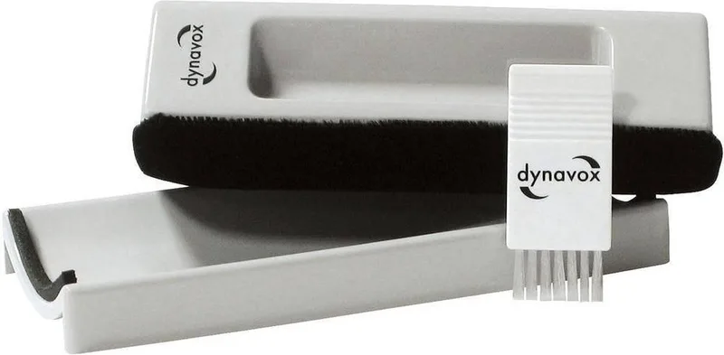Velour platenborstel (inclusief naaldborstel) van Dynavox in Grijs – productfoto 1 van 2