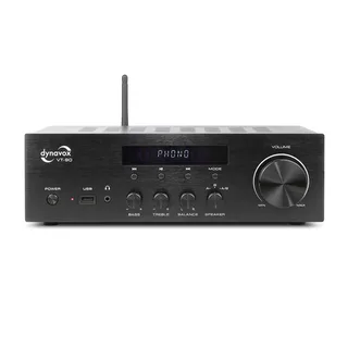 VT-90 Stereoversterker 1 x 180 W by Dynavox in Black – product photo 1 of 2