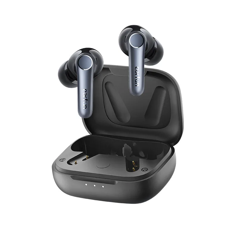 Air Pro 4 Adaptive ANC True Wireless In-Ear-Kopfhörer Hi-Res LDAC aptX Lossless Bluetooth 5.4 10-mm-Treiber 6 Mikrofone 52 Std. Akkulaufzeit IP55, Schwarz by EarFun – product photo