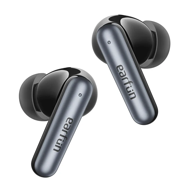 Air Pro 4i ANC True Wireless In-Ear-Kopfhörer Hi-Res LDAC 50 dB Geräuschunterdrückung Bluetooth 5.4 11-mm-Treiber 6-Mikrofon-ENC 40 Std. Spielzeit IP55 Sport-Ohrhörer, Schwarz von EarFun – Produktfoto