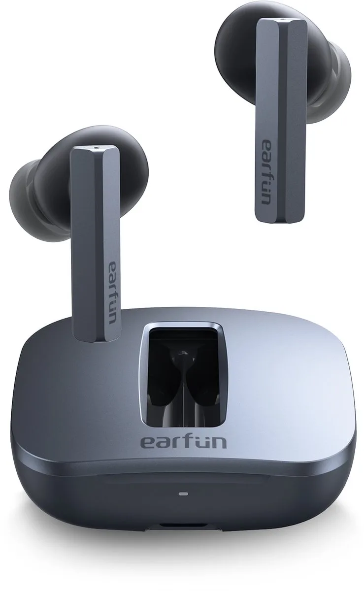 Air Pro SV - Bluetooth Oordopjes - Active Noise Cancelling - Draadloos Opladen - IPX5 Waterbestendig by EarFun in Black – product photo