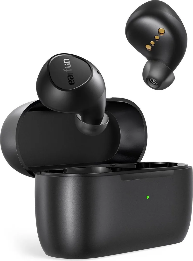 Free 2S - Draadloos- Bluetooth 5.2 oordopjes - In-Ear - Qualcomm aptX - IPX7 van EarFun in Zwart – productfoto