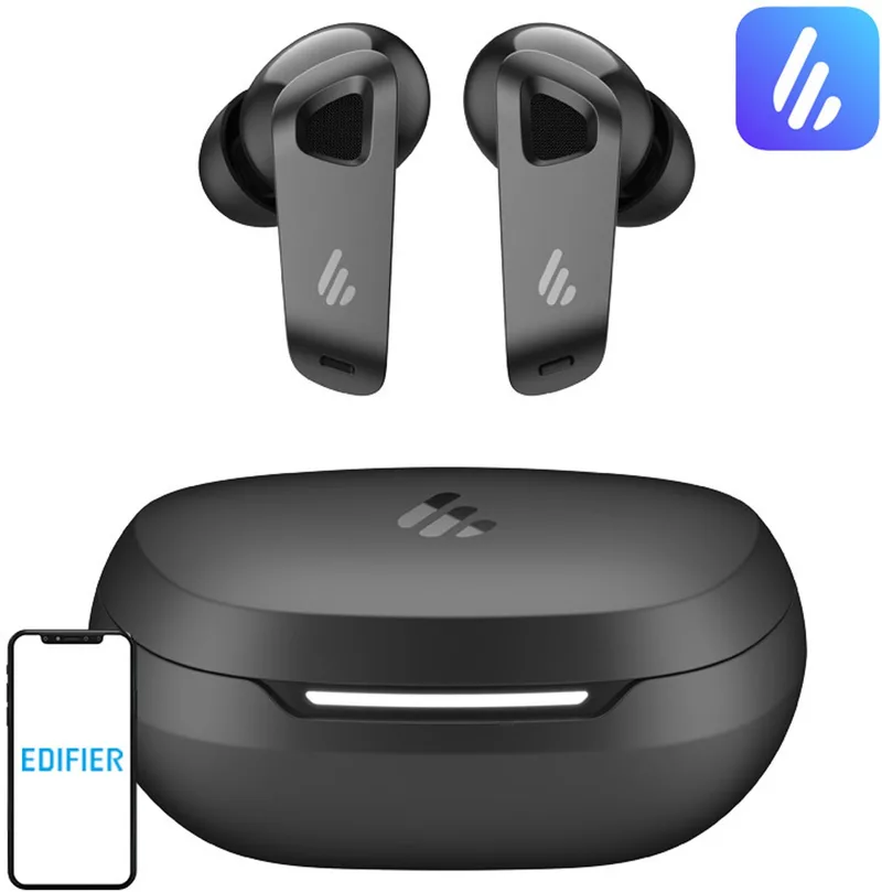 Neobuds Pro 3 - Actieve HiRes Noise Cancelling oortjes van Edifier in Zwart – productfoto