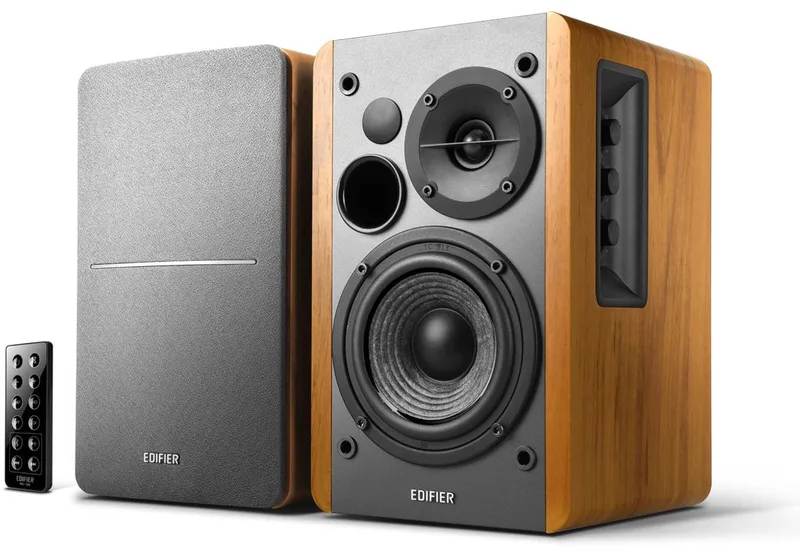 R1280DB - 2.0 bluetooth speakerset - Hout van Edifier in Bruin, Zwart – productfoto