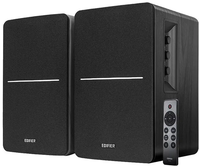 R1280DBs - Actieve boekenplank speakers - Bluetooth - Subwooferuitgang - Afstandsbediening