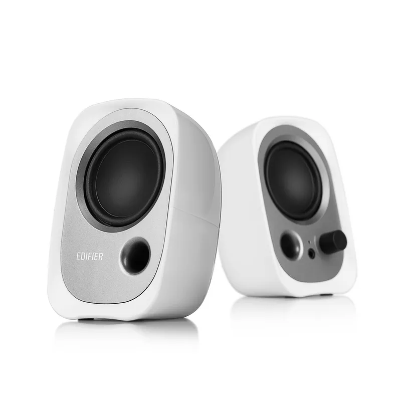 R12U - Speakerset - 2.0 - USB - PC by Edifier in White – product photo