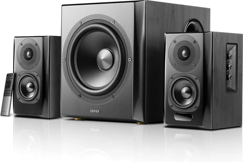 S351DB - 2.1 Speakerset - Bluetooth - Subwoofer - 150W van Edifier in Zwart – productfoto
