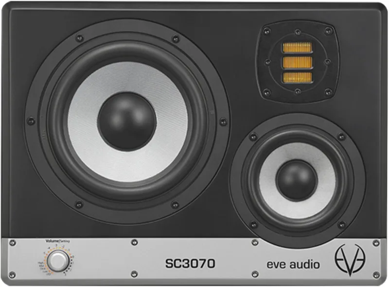 SC3070 Left - actieve studiomonitoren by EVE Audio in Black – product photo