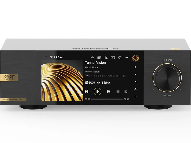 DMP-A6 Master Edition Gen 2 muziekstreamer zwart von Eversolo – Produktfoto