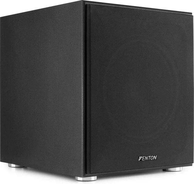 SHFS12B actieve subwoofer ter uitbreiding van je stereo set