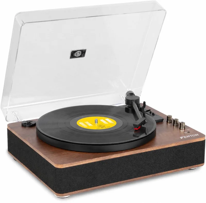 Platenspeler Bluetooth (in/uit) RP162 by Fenton in Brown – product photo