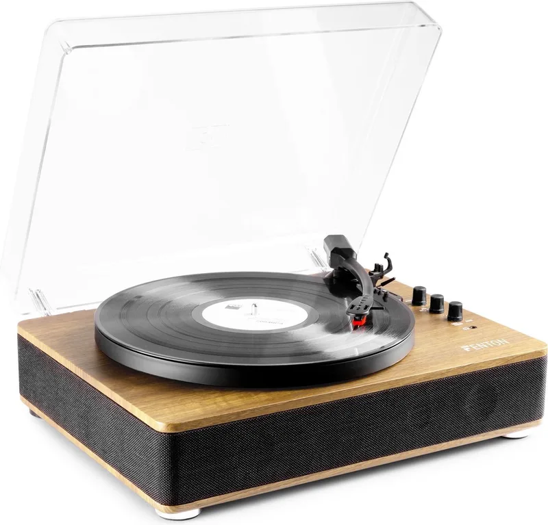 Platenspeler Bluetooth (in/uit) RP162LW by Fenton in Lichtbruin – product photo