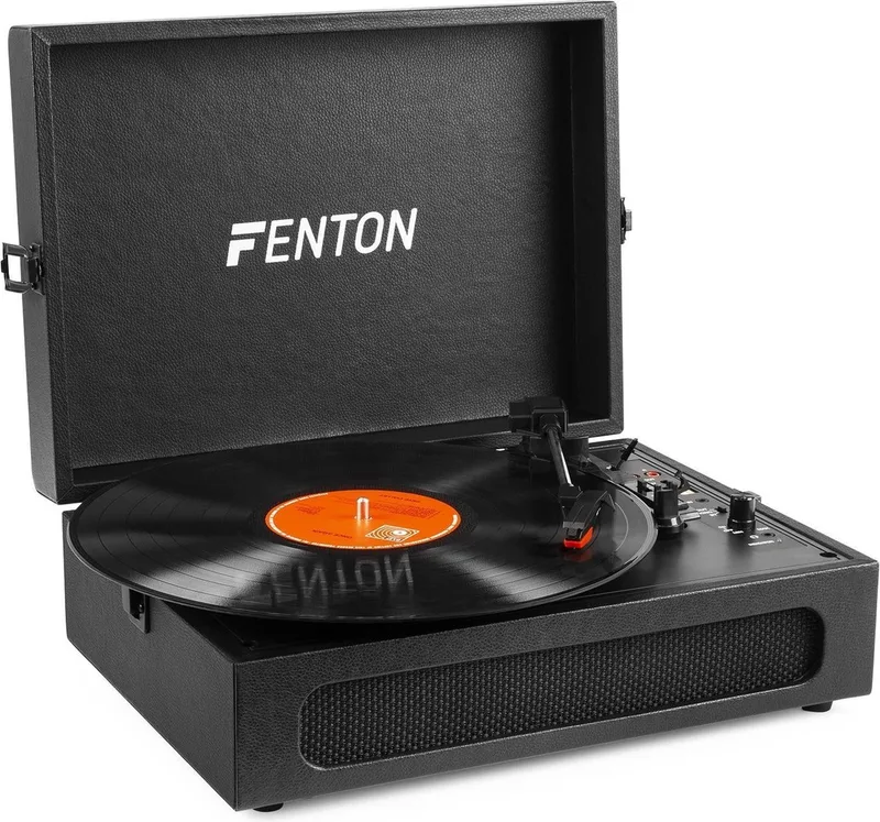 Retro Platenspeler Bluetooth in & out RP118 by Fenton in Black – product photo