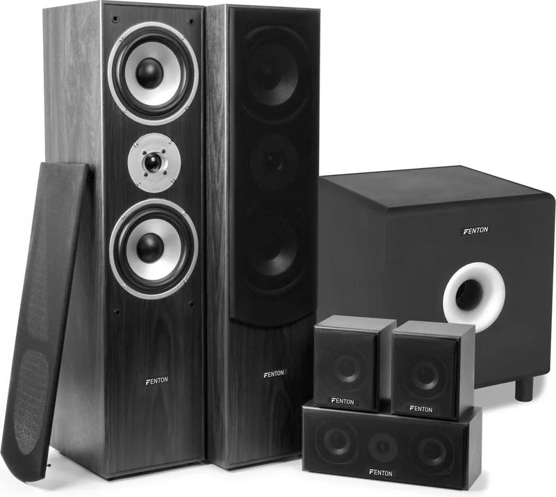 Surround set home cinema 5.0 by Fenton in Black – product photo