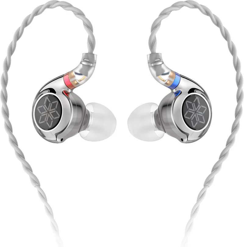 FD11 - In-ear oordopjes - Bedraad - Oorhaak van FiiO in Zilver – productfoto
