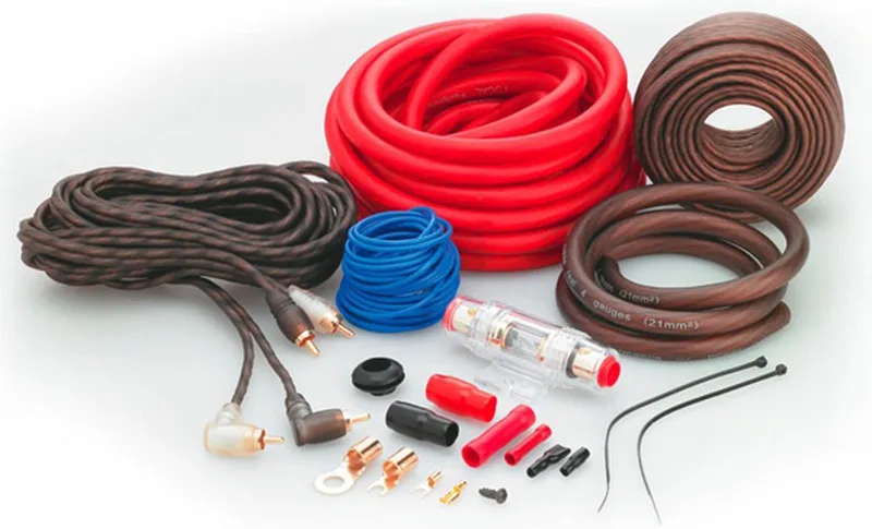 PK21 – Audiokabel - 21mm2 kabelset - voedingskabel voor versterker - aansluitset by Focal in Black – product photo