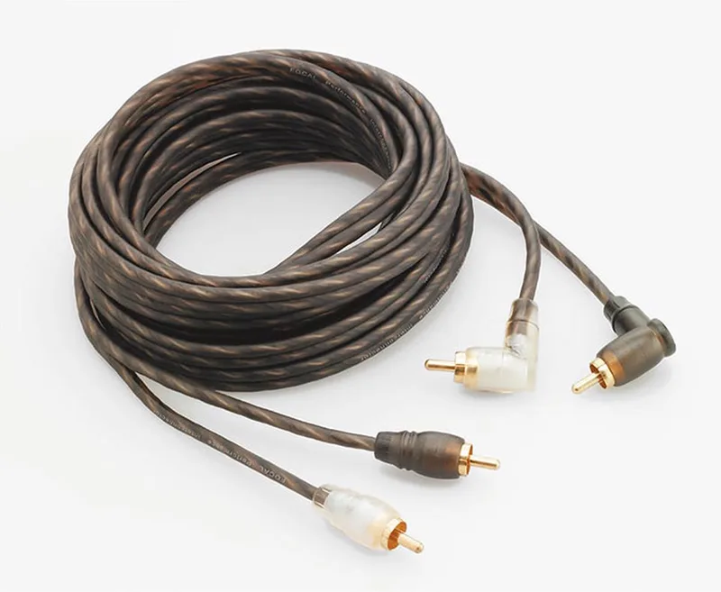 PR5 – Audiokabel - 5m RCA kabel - cinch - tulp - interconnect - interlink - 2-kanaals från Focal i Brun – produktbild