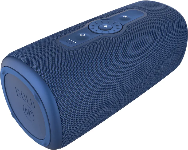 Bold M2 - Waterdichte Draagbare Bluetooth Speaker - 24 uur speeltijd van Fresh 'n Rebel in True Blue – productfoto