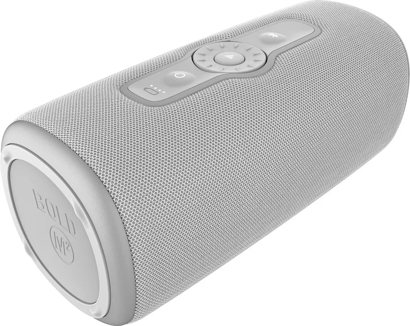 Bold M2 - Waterdichte Draagbare Bluetooth Speaker - 24 uur speeltijd van Fresh 'n Rebel in Ice Grey – productfoto