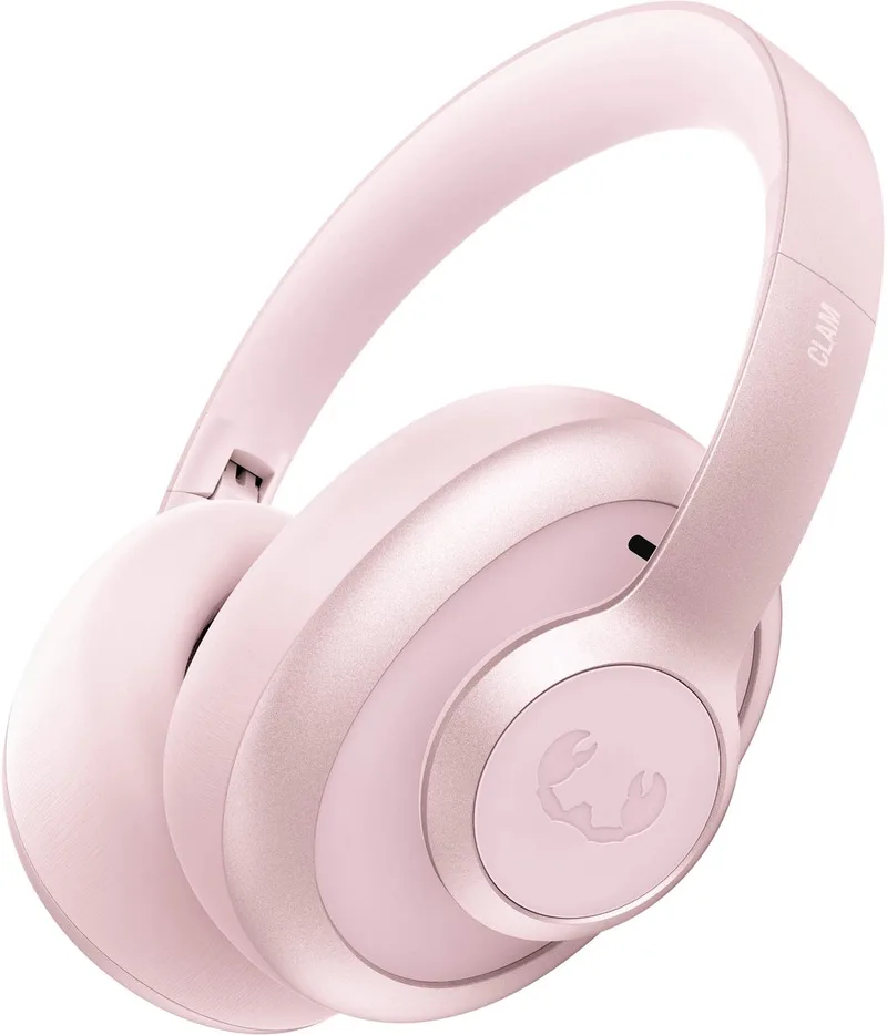 Clam Ace 2 - Draadloze Bluetooth Koptelefoon met Hybride Actieve Noise Cancelling - 100 uur Speeltijd - Diepe Bass - Verbind 2 apparaten tegelijk - Personal sound App by Fresh 'n Rebel in Pastel Pink – product photo