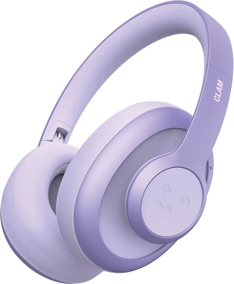 Clam Ace – Draadloze Bluetooth Koptelefoon met Active Noise Cancelling - 60 uur Speeltijd - Met volume wiel van Fresh 'n Rebel in Dreamy Lilac – productfoto