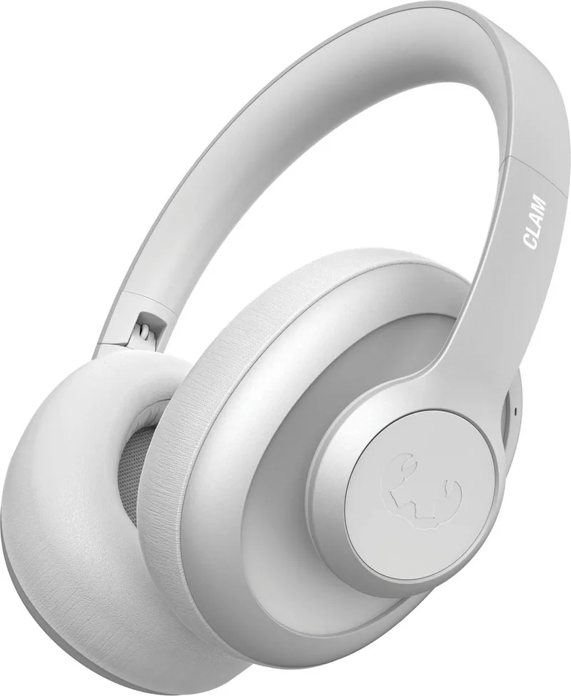 Clam Ace – Draadloze Bluetooth Koptelefoon met Active Noise Cancelling - 60 uur Speeltijd - Met volume wiel van Fresh 'n Rebel in Ice Grey – productfoto