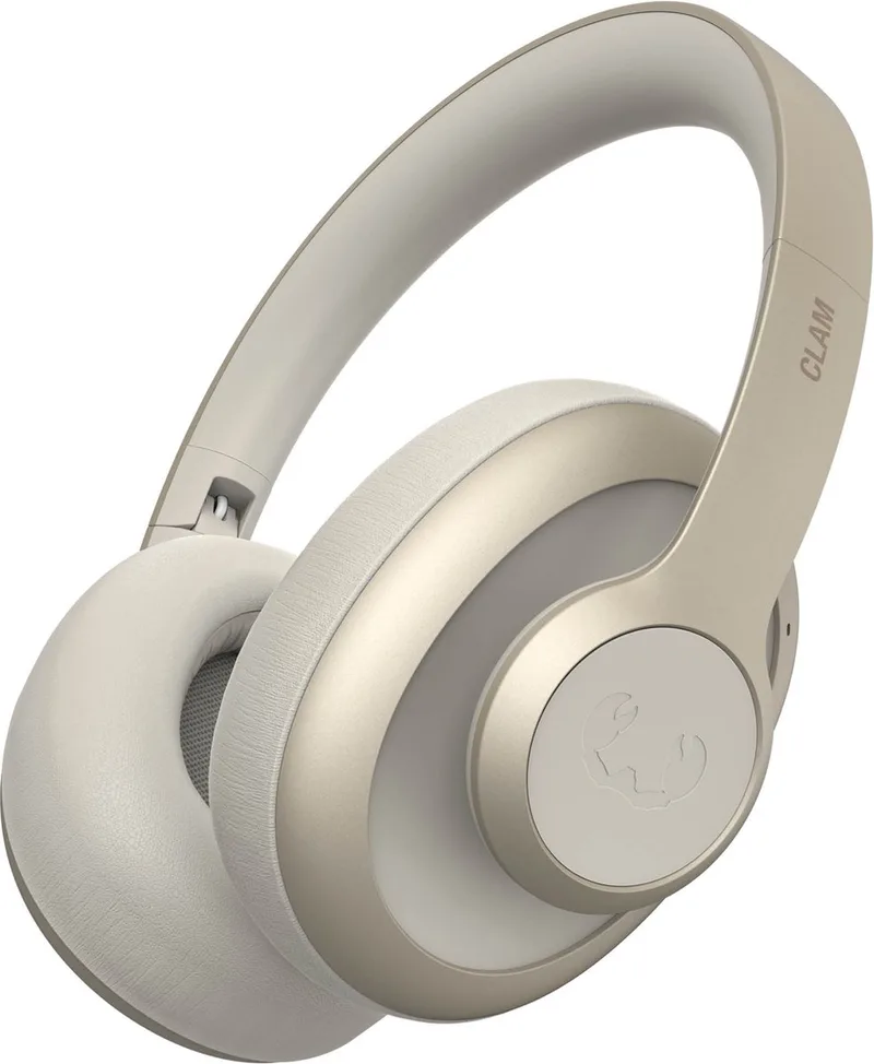 Clam Ace – Draadloze Bluetooth Koptelefoon met Active Noise Cancelling - 60 uur Speeltijd - Met volume wiel van Fresh 'n Rebel in Silky Sand – productfoto