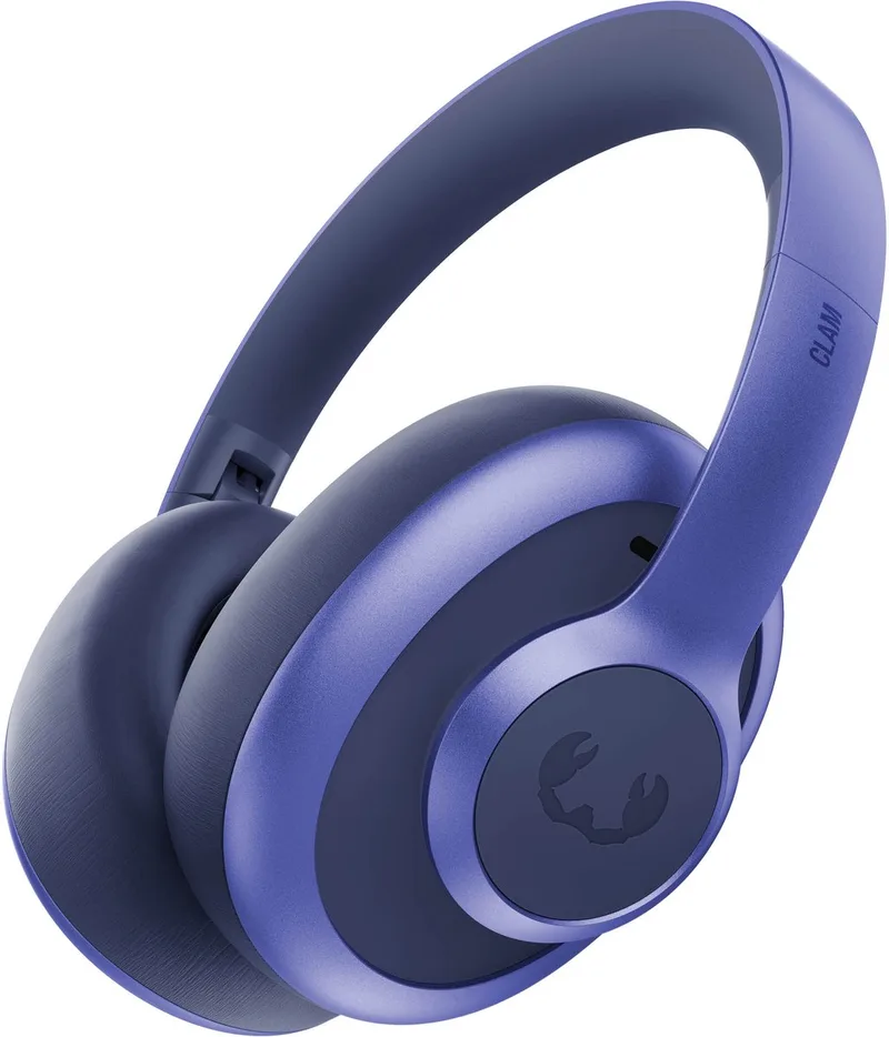 Clam Blaze 2 – Draadloze Bluetooth Koptelefoon – 80 uur Speelduur – Inclusief App - Met volume wiel van Fresh 'n Rebel in True Blue – productfoto